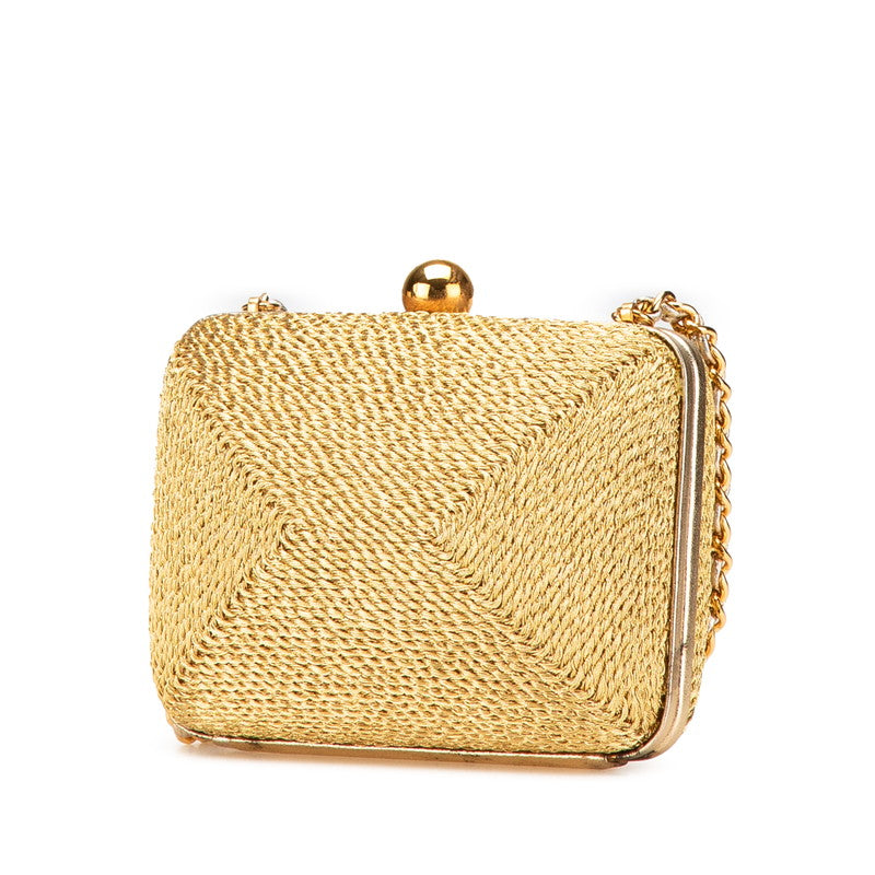 Chanel Coco Glitter Canvas Shoulder Bag